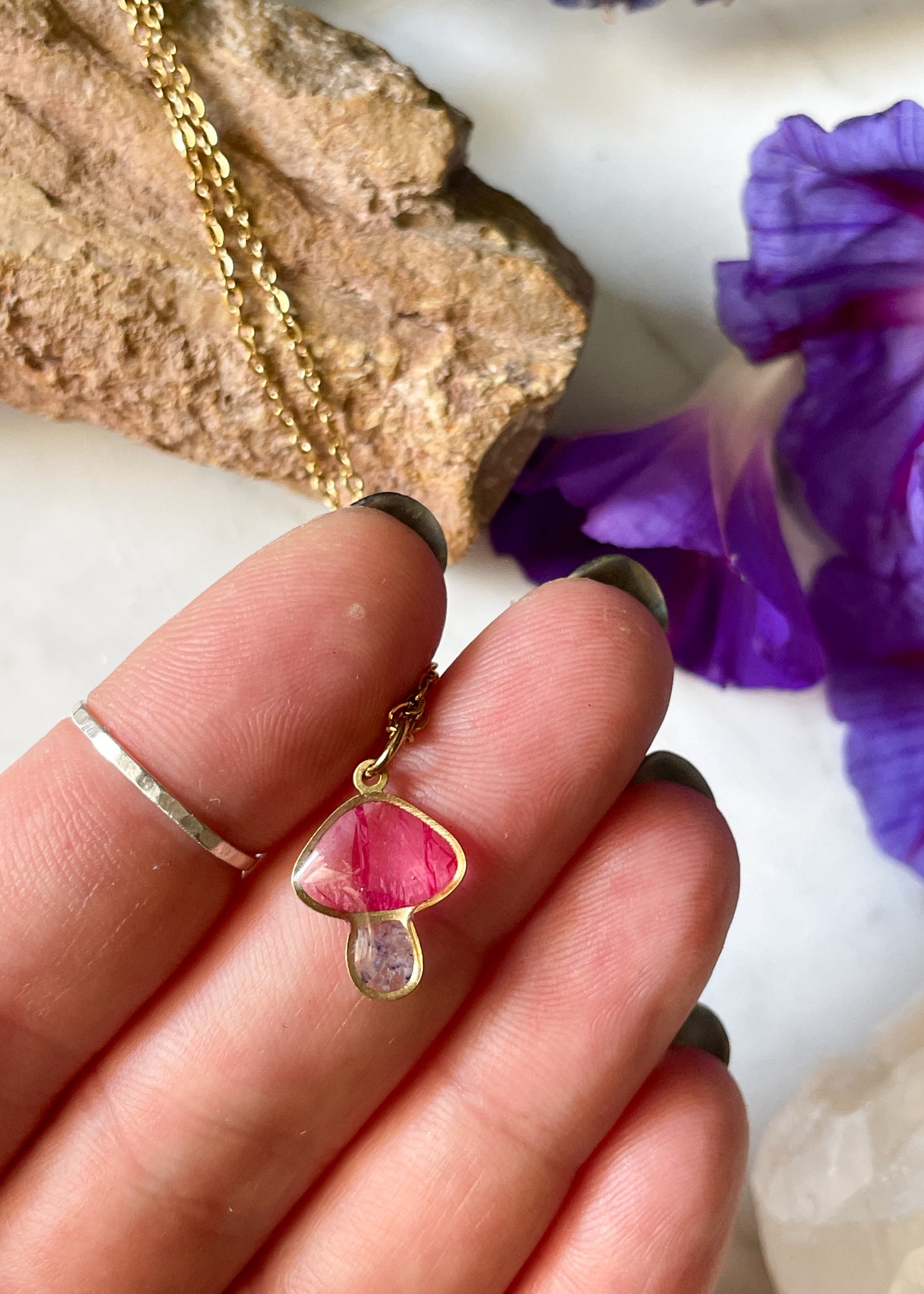 September Mushies - Birthstone & Flower