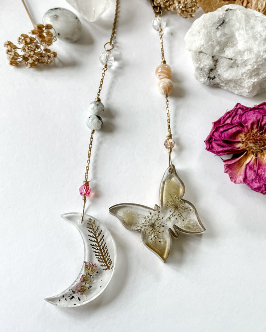 Botanical & Crystal Charms
