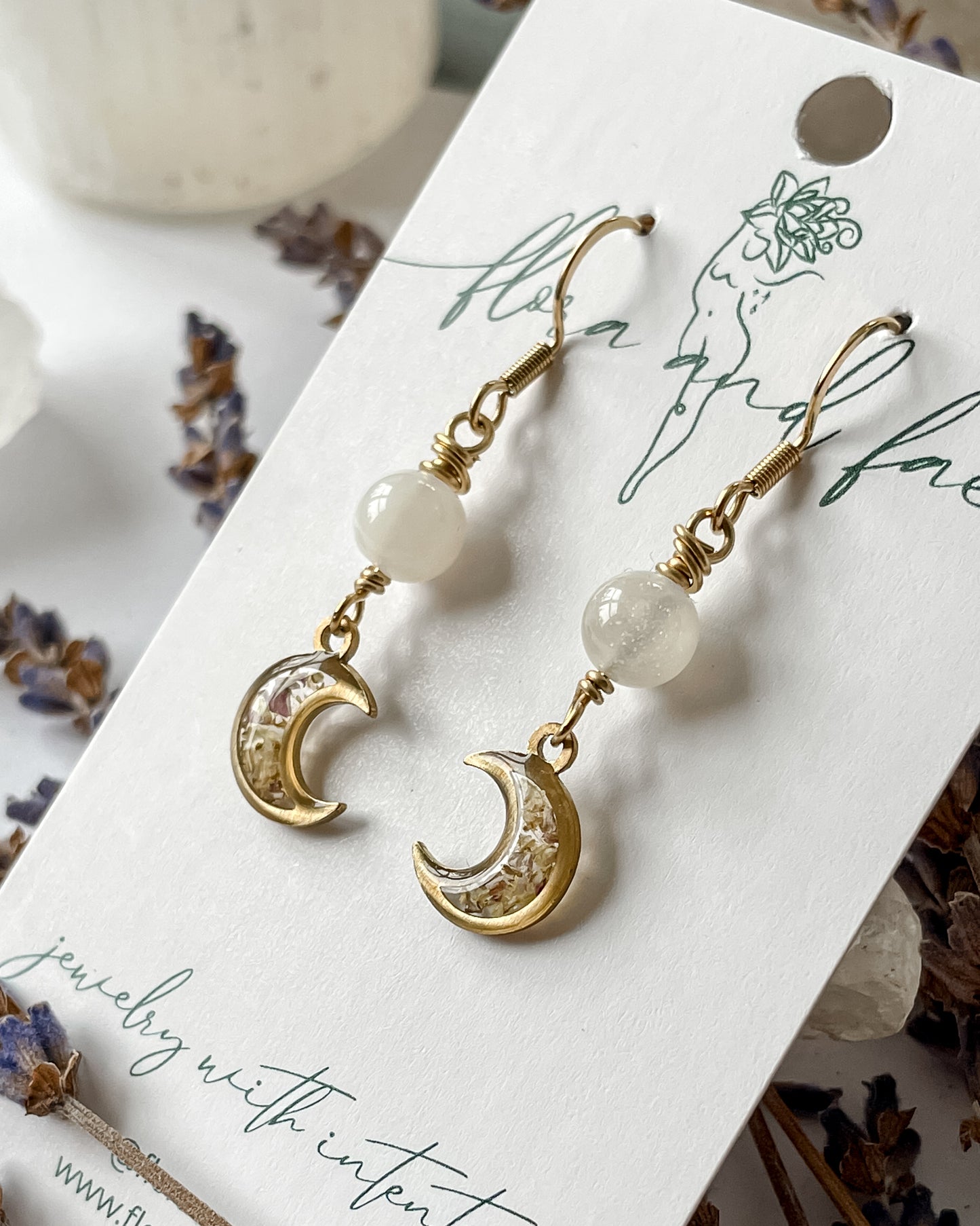 Intuition Moon Earrings