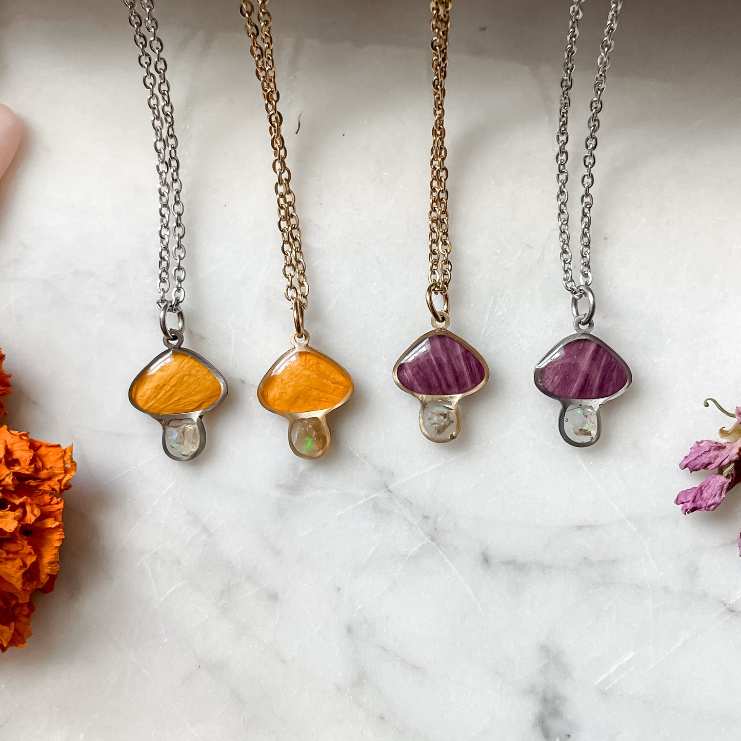 October Mushies - Birthstone & Flower