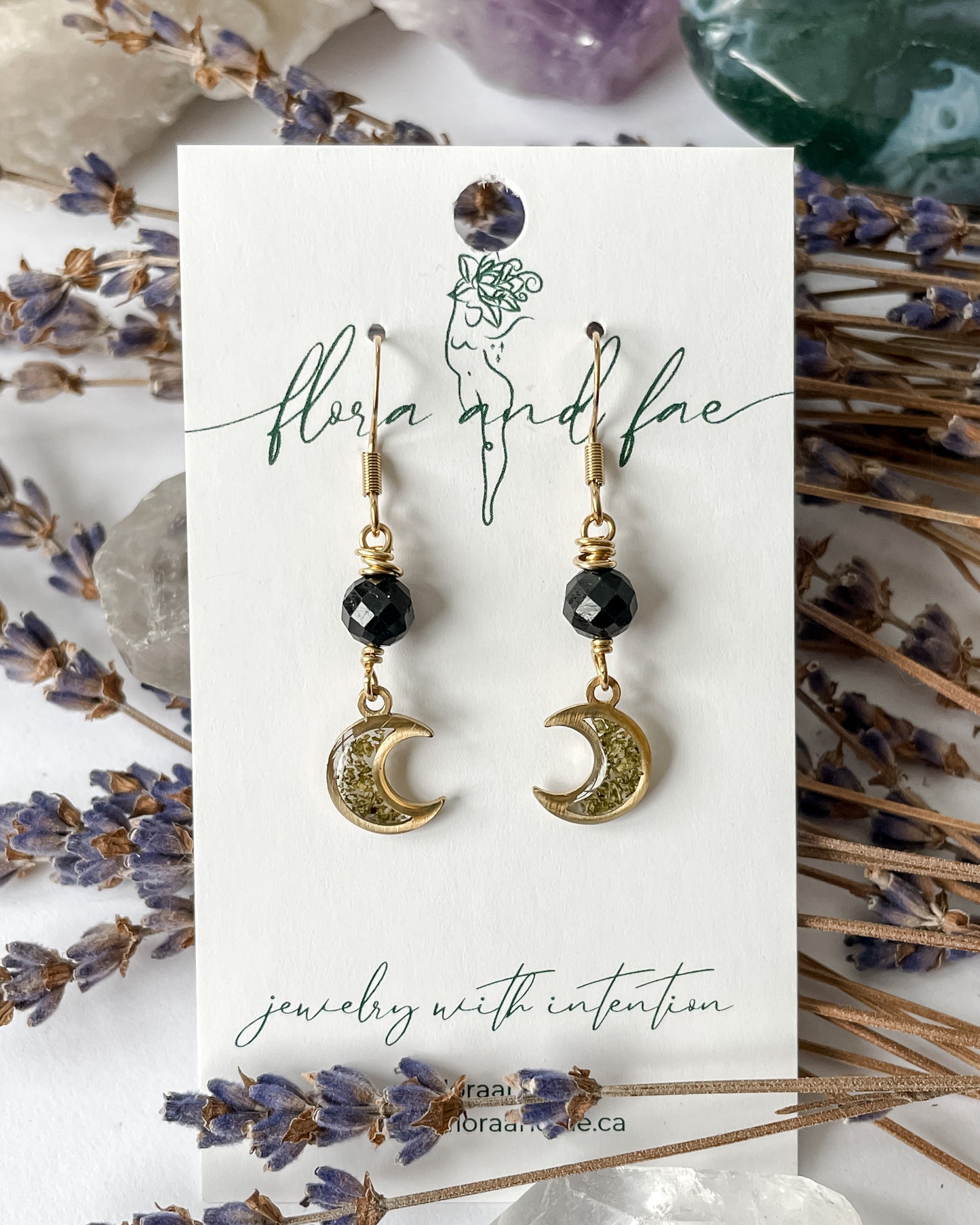 Protection Moon Earrings