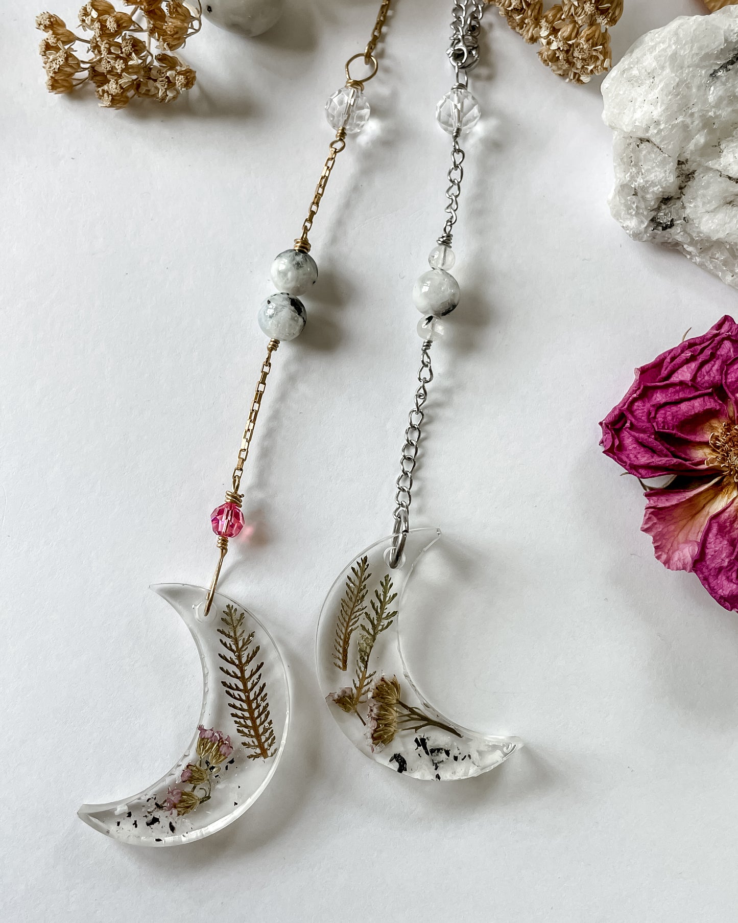 Botanical & Crystal Charms