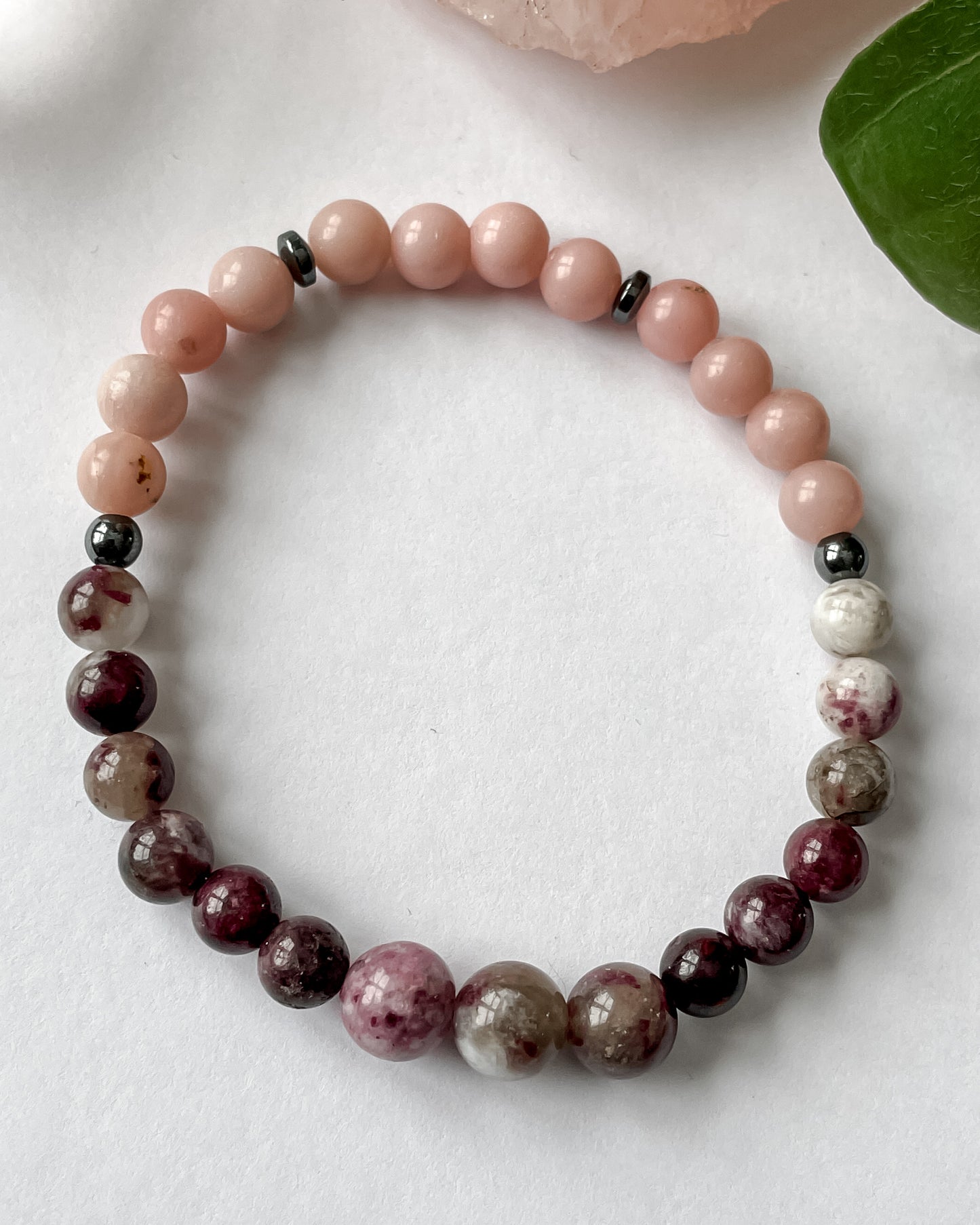 October Bracelet 2.0 - Opal & Tourmaline