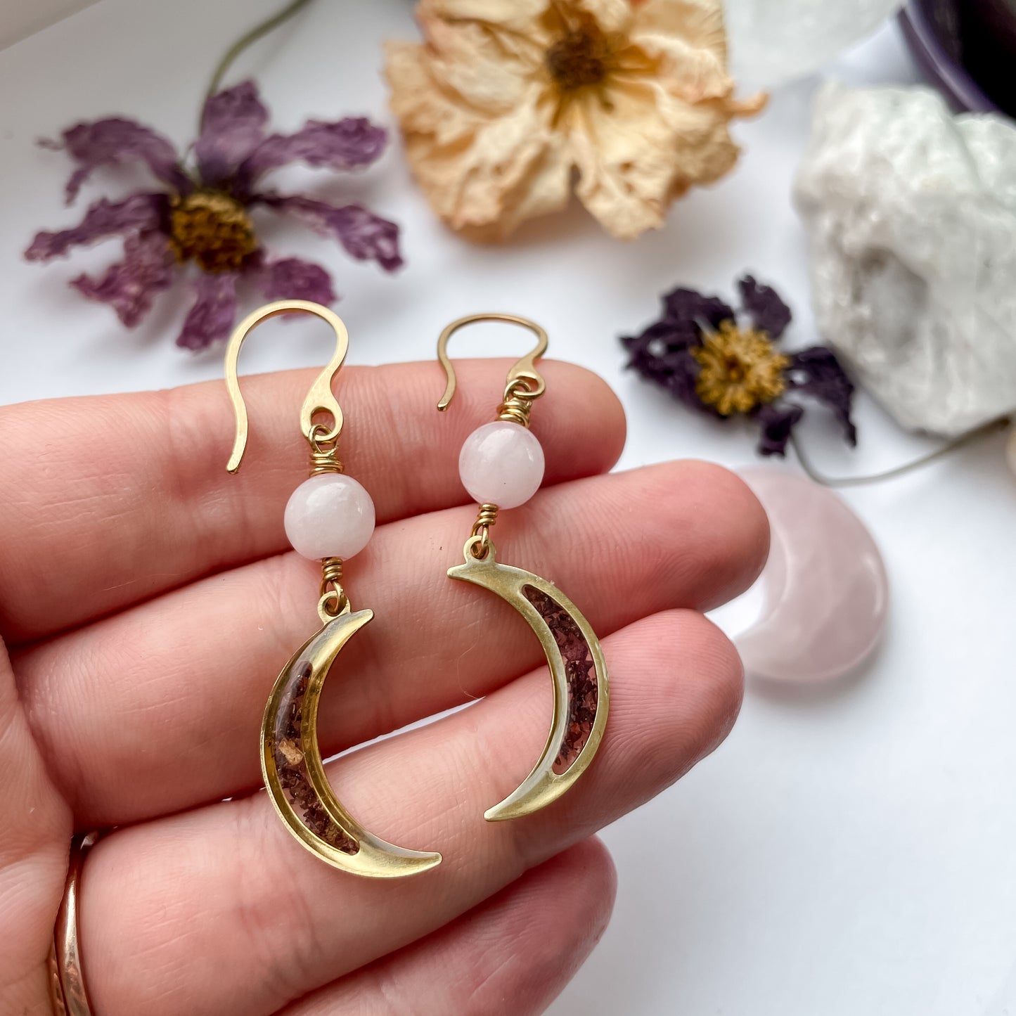 Self Love Moon Earrings