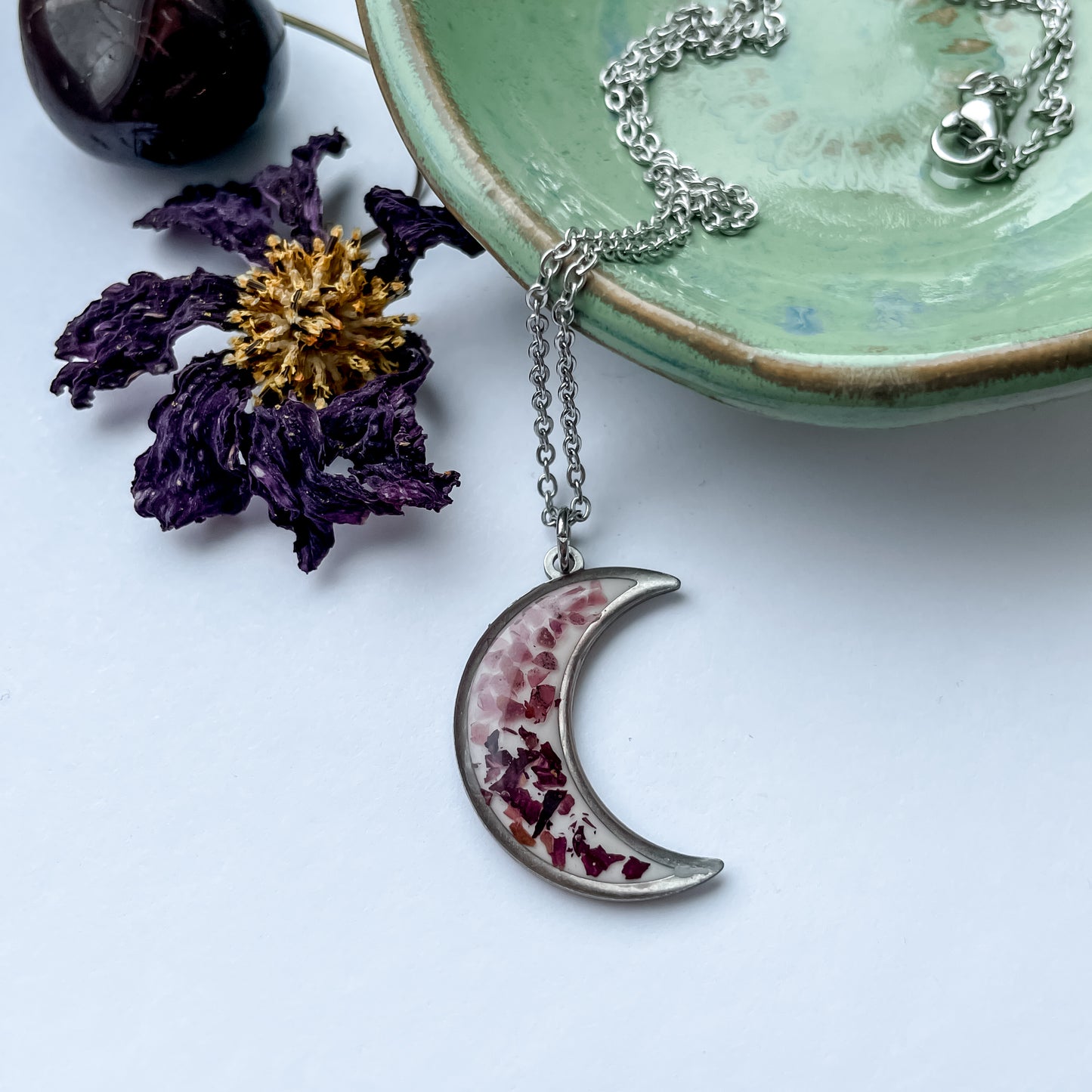 January Moons - Birthstone & Flower