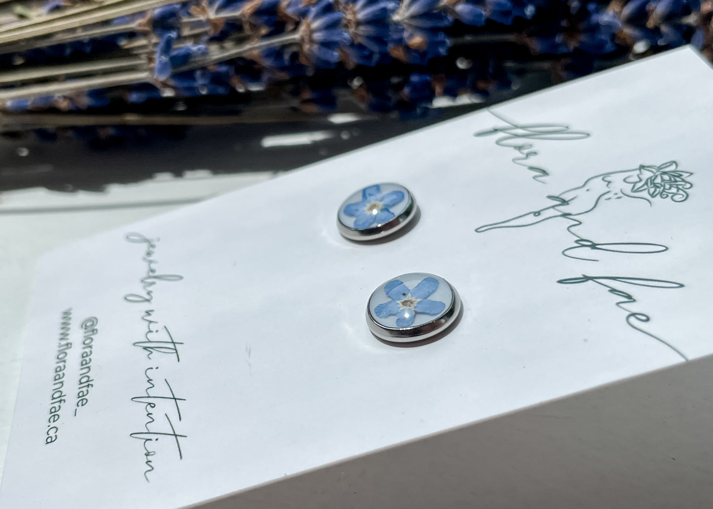 Forget Me Not Stud Earrings