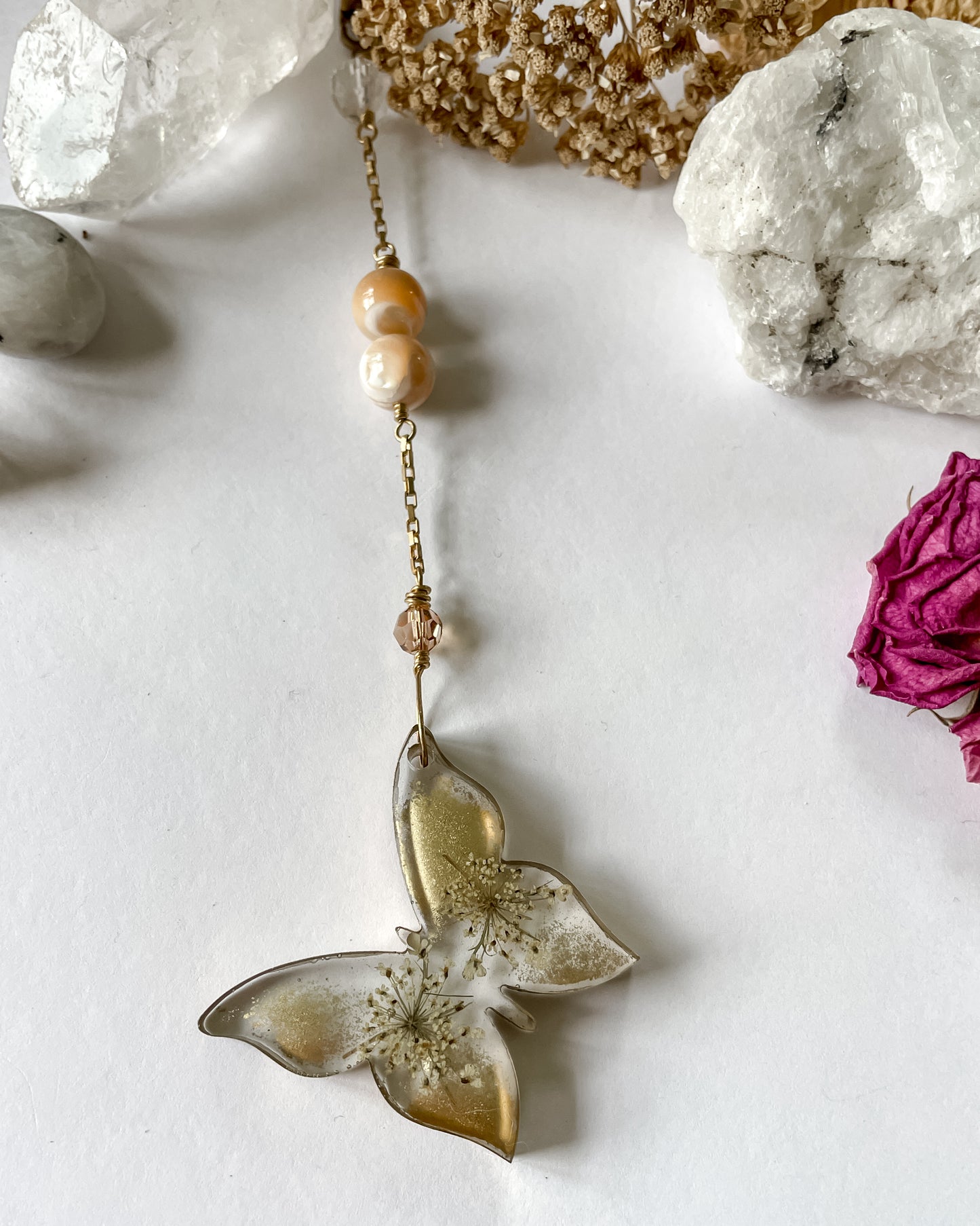 Botanical & Crystal Charms