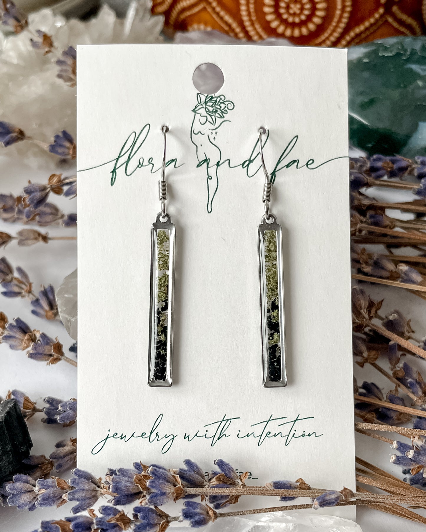 Botanical Bar Earrings