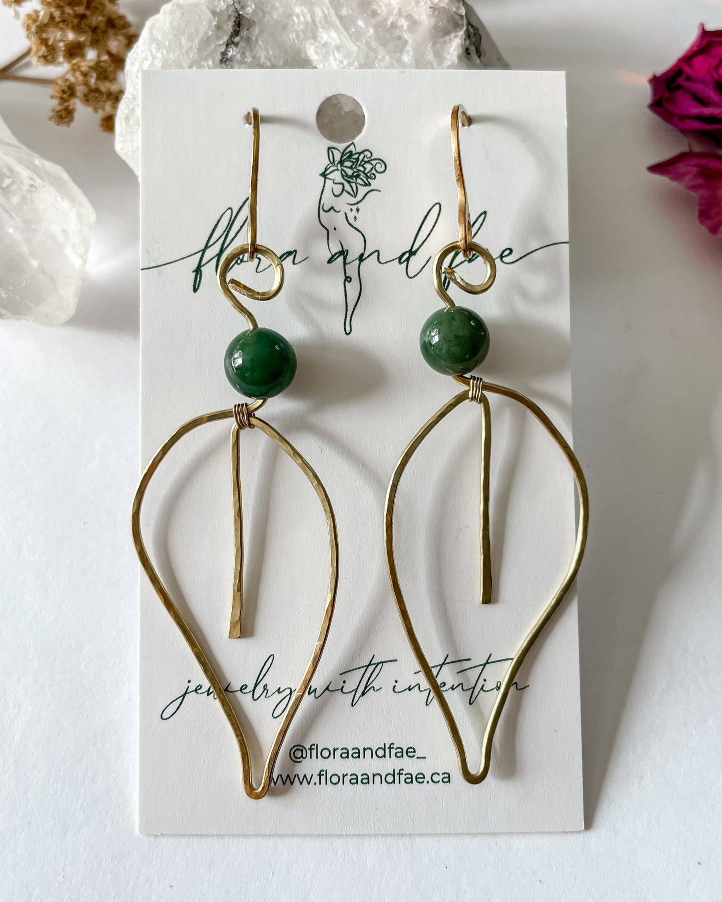 Mother Nature Leaf Earrings