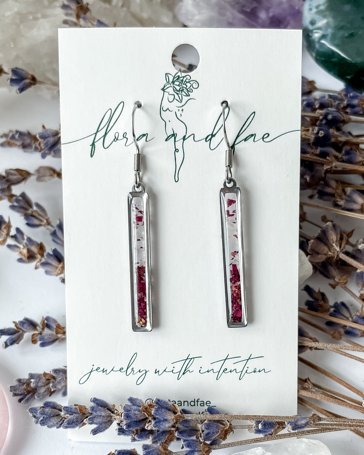 Botanical Bar Earrings