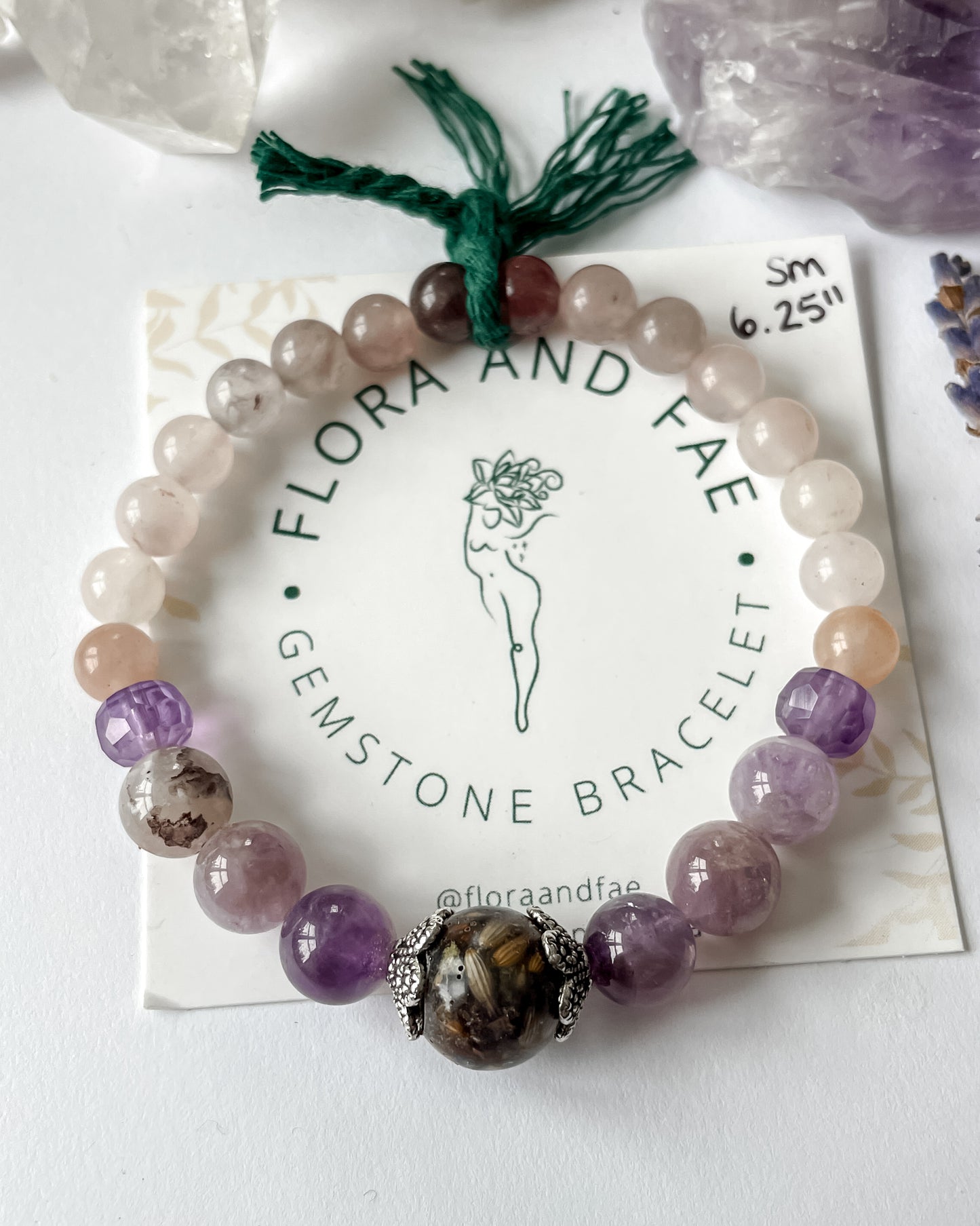 Lavender Botanical Bracelet II