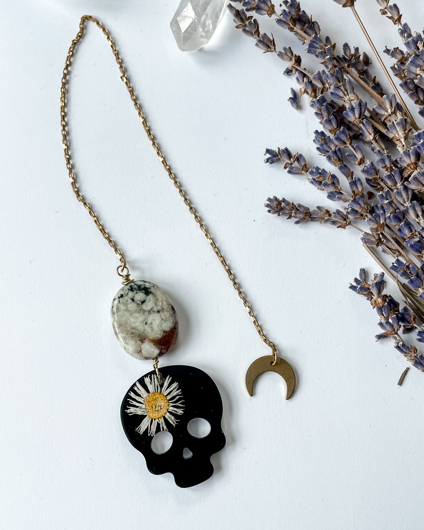 Daisy Skull Bookmarks