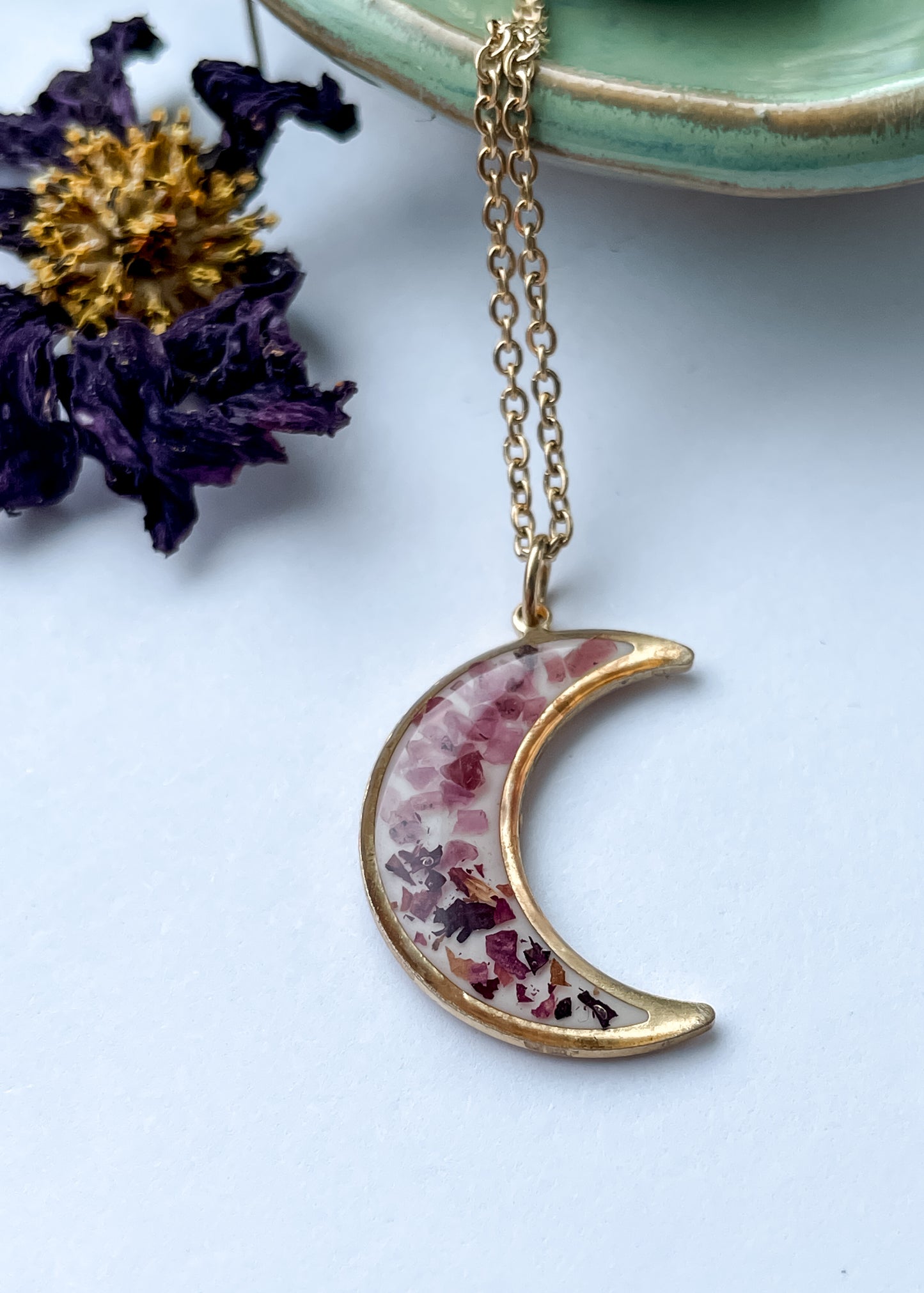 January Moons - Birthstone & Flower