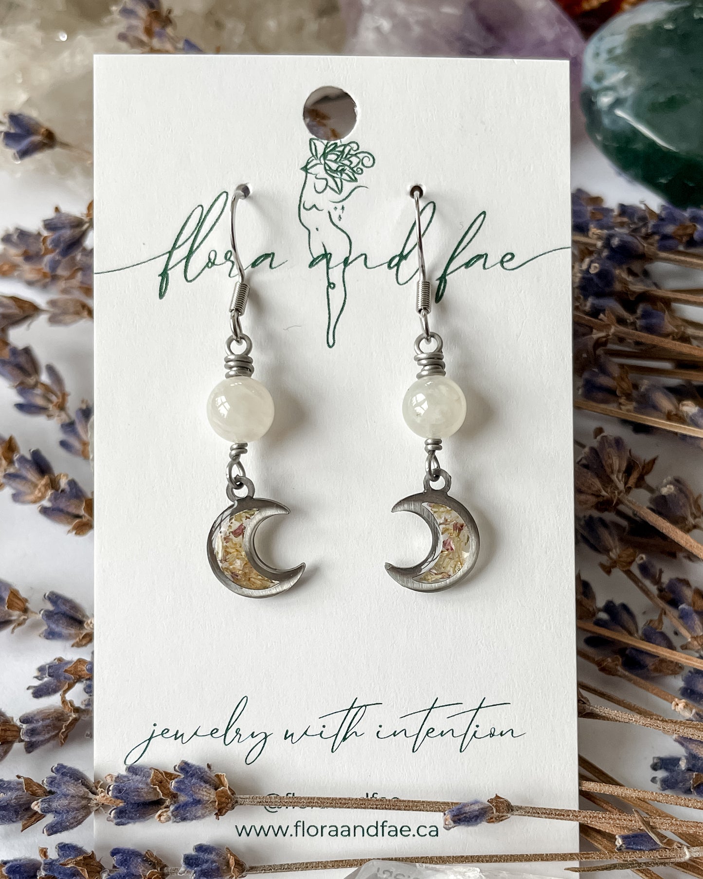 Intuition Moon Earrings