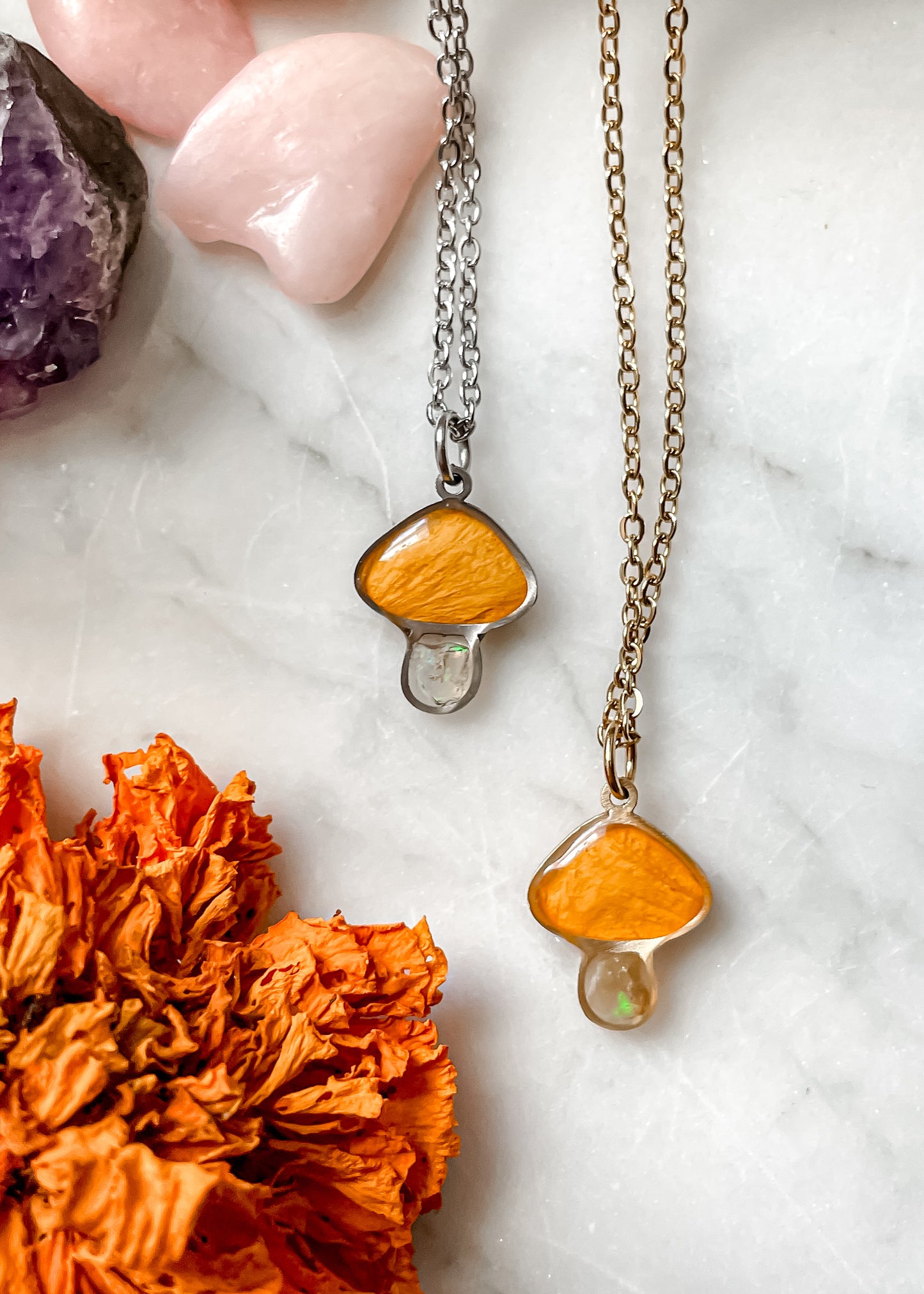 October Mushies - Birthstone & Flower
