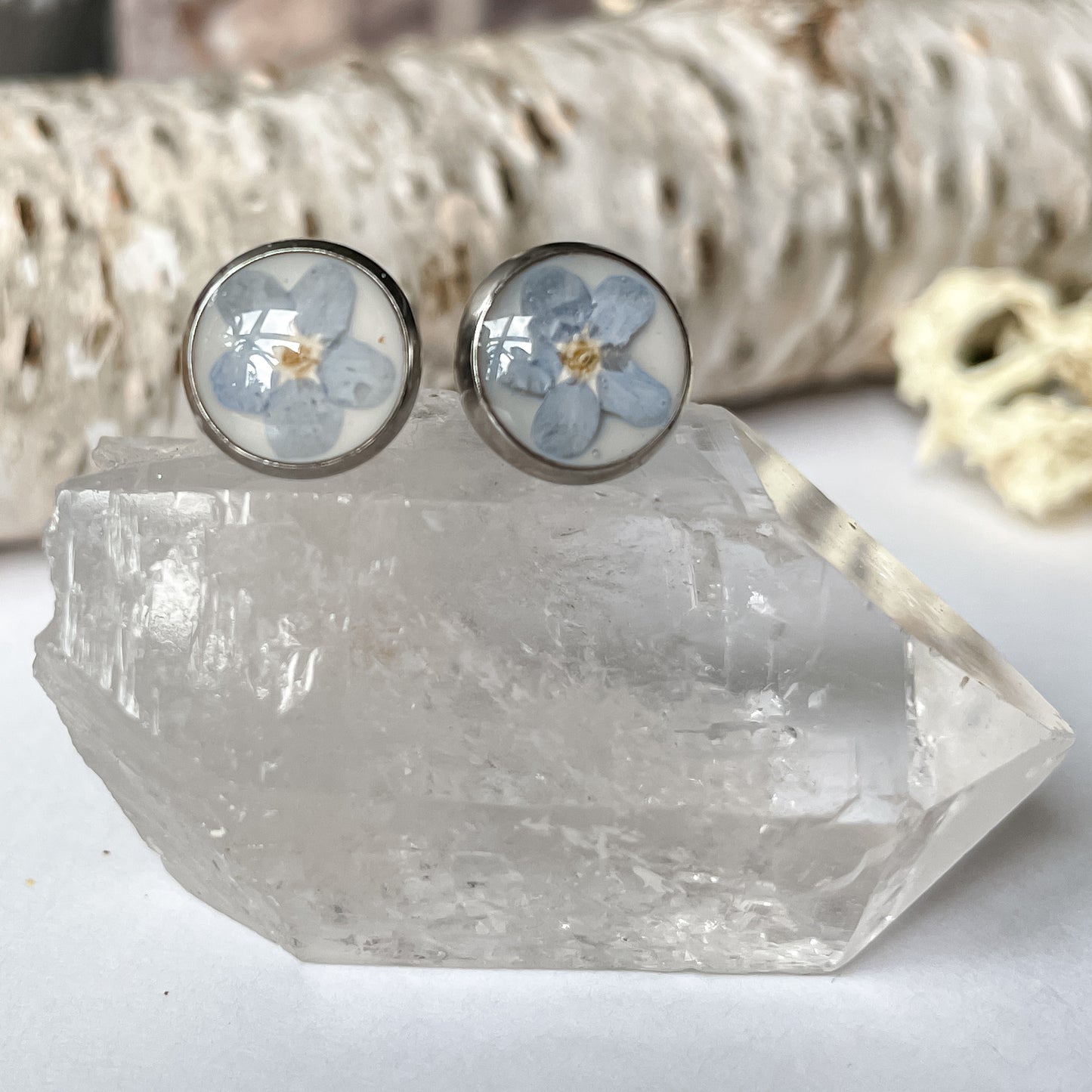 Forget Me Not Stud Earrings