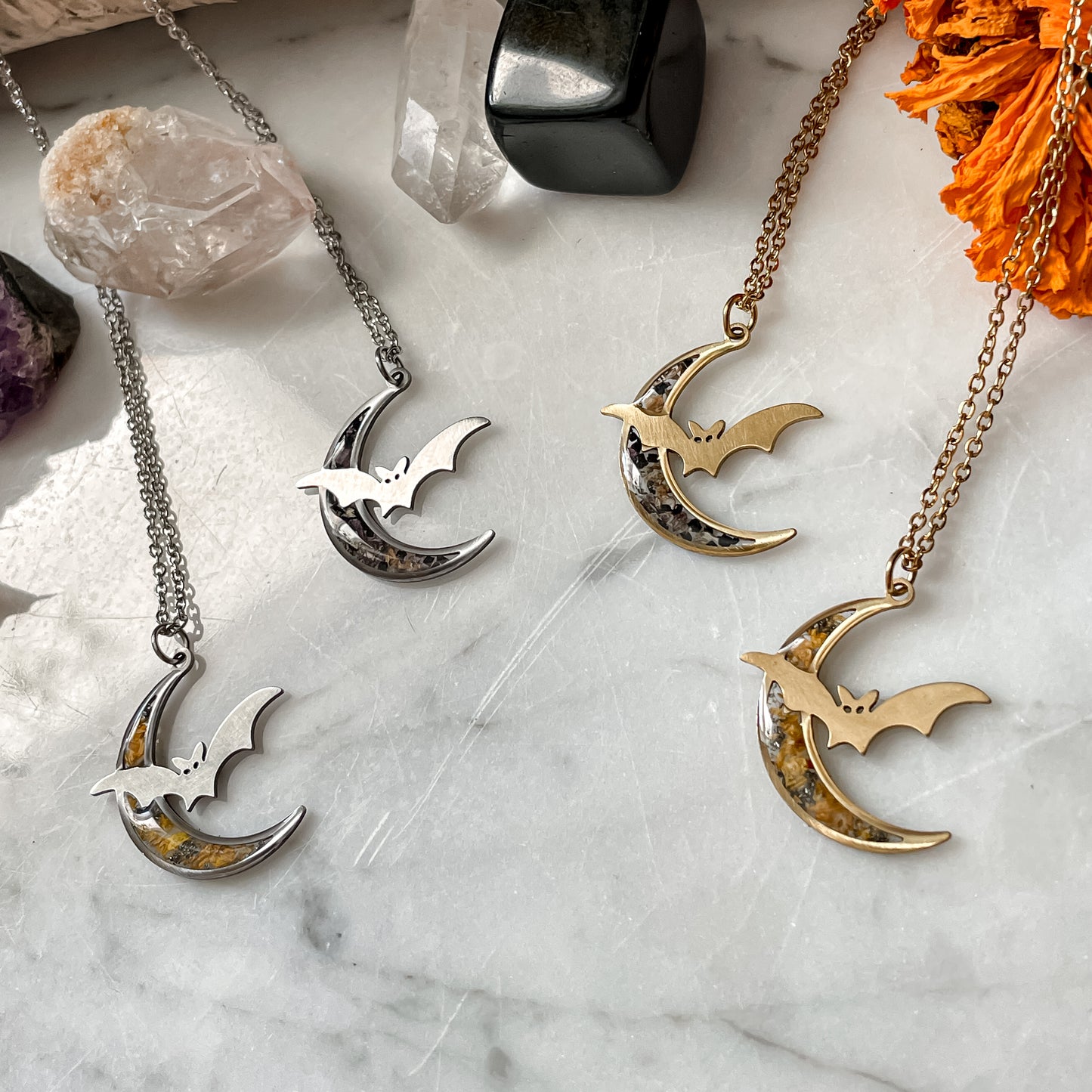 Celestial Bat Necklaces