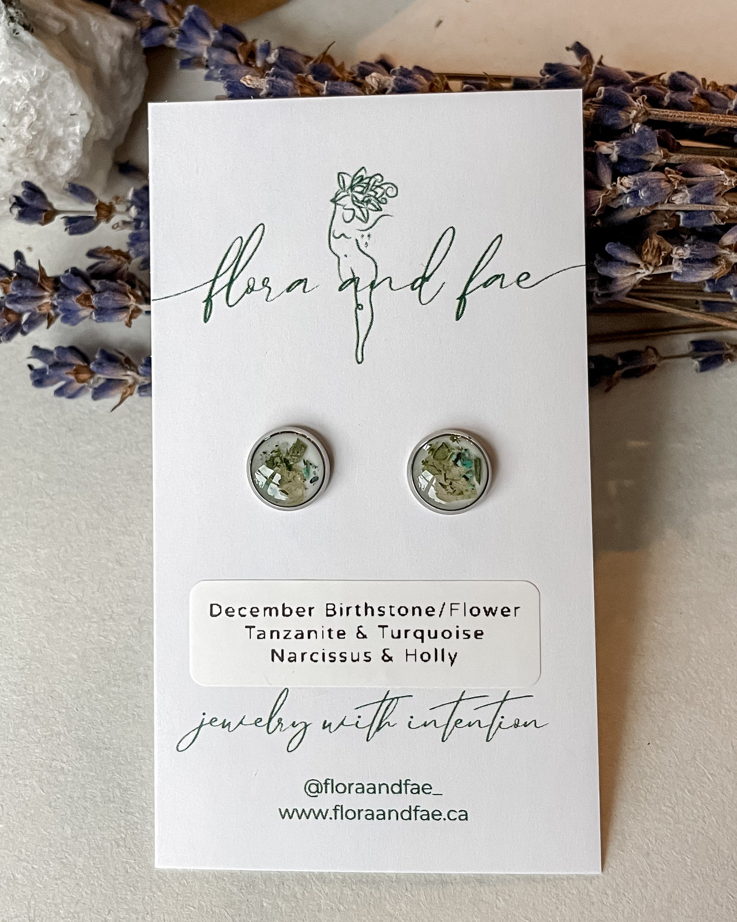 December Stud Earrings