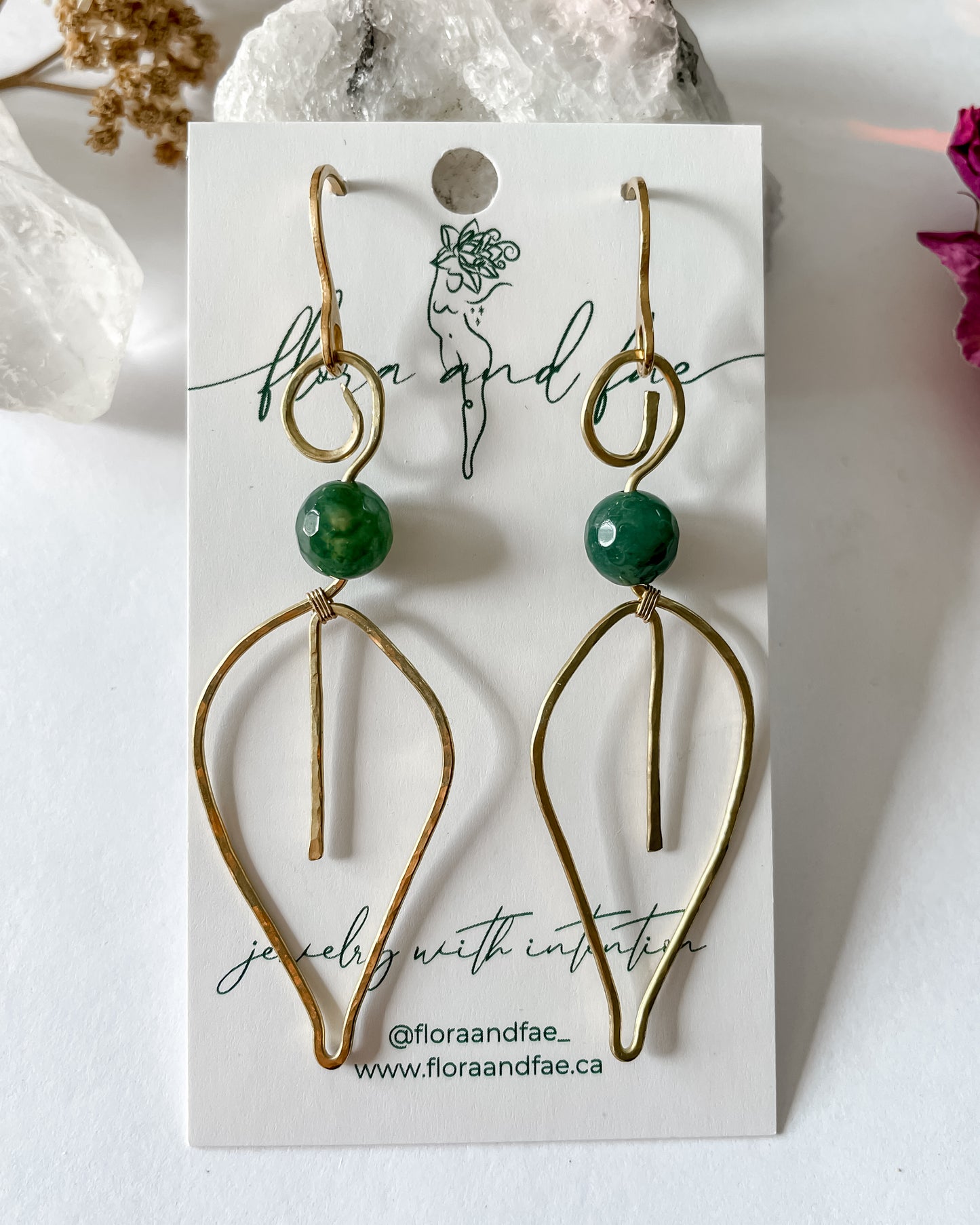 Mother Nature Leaf Earrings