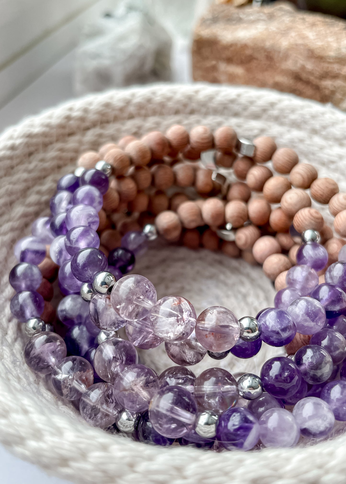 February Bracelet - Amethyst