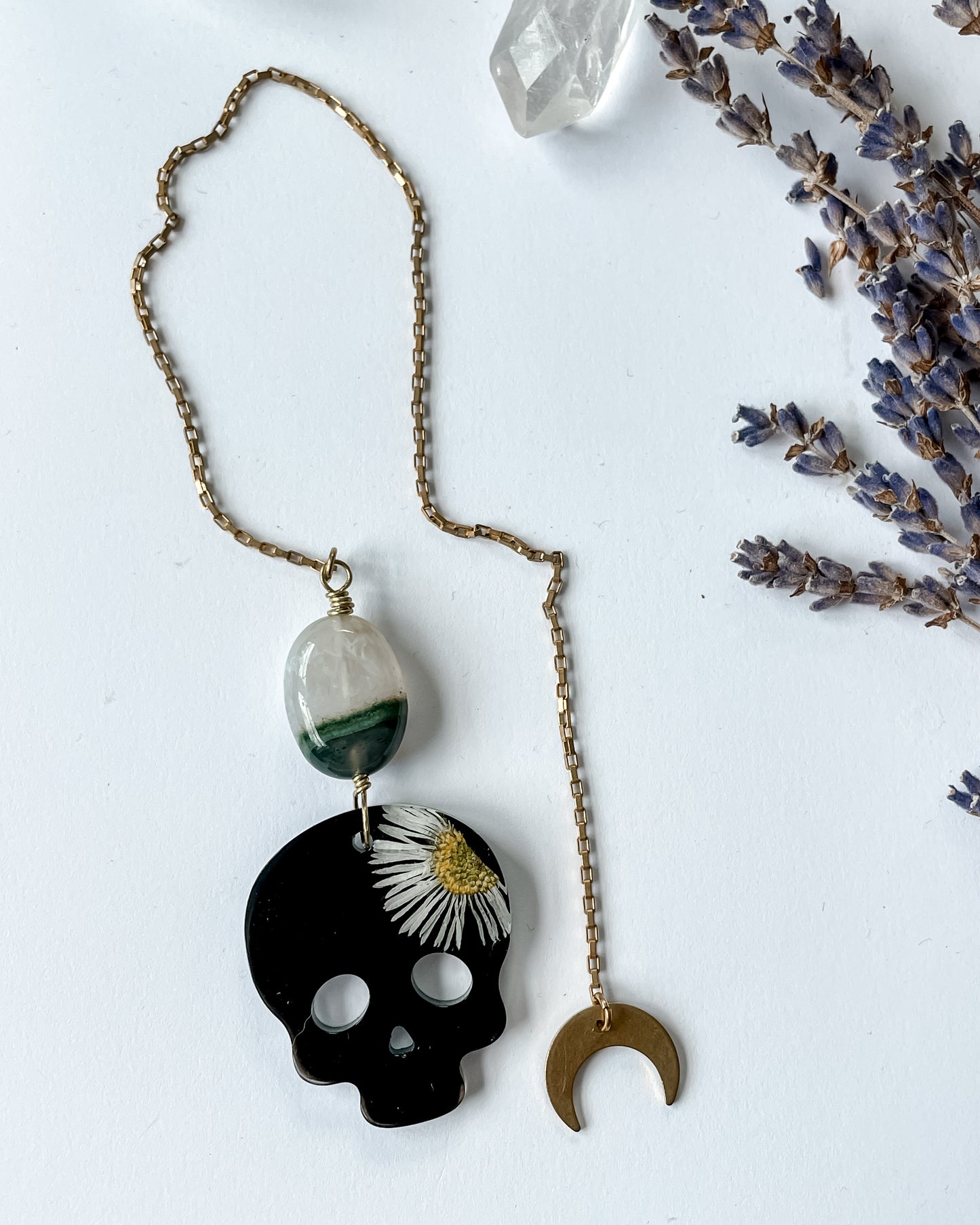 Daisy Skull Bookmarks