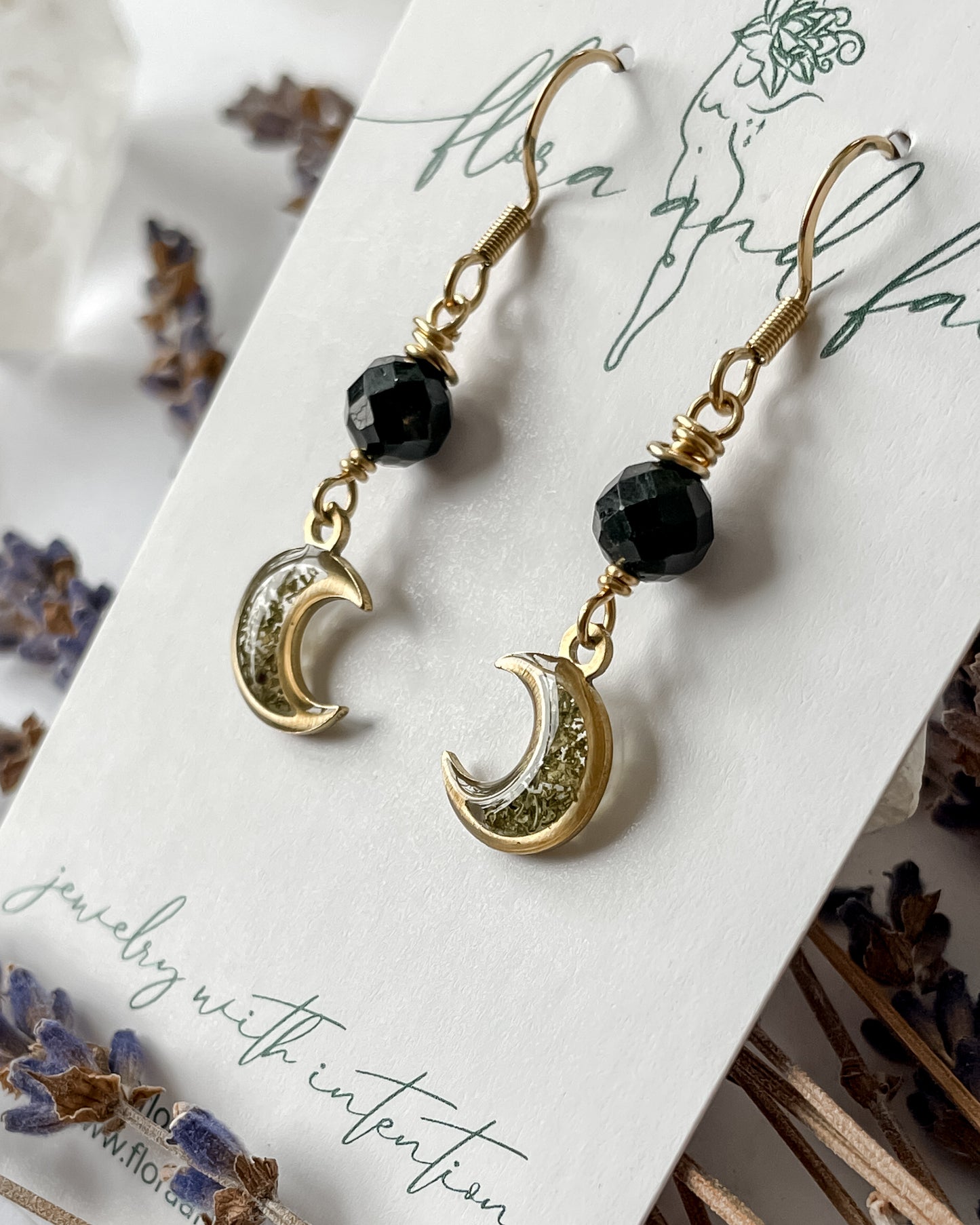 Protection Moon Earrings