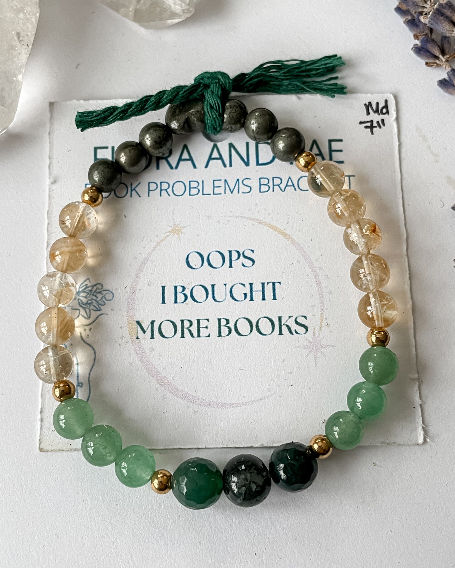 Oops I Bought More Books Bracelet