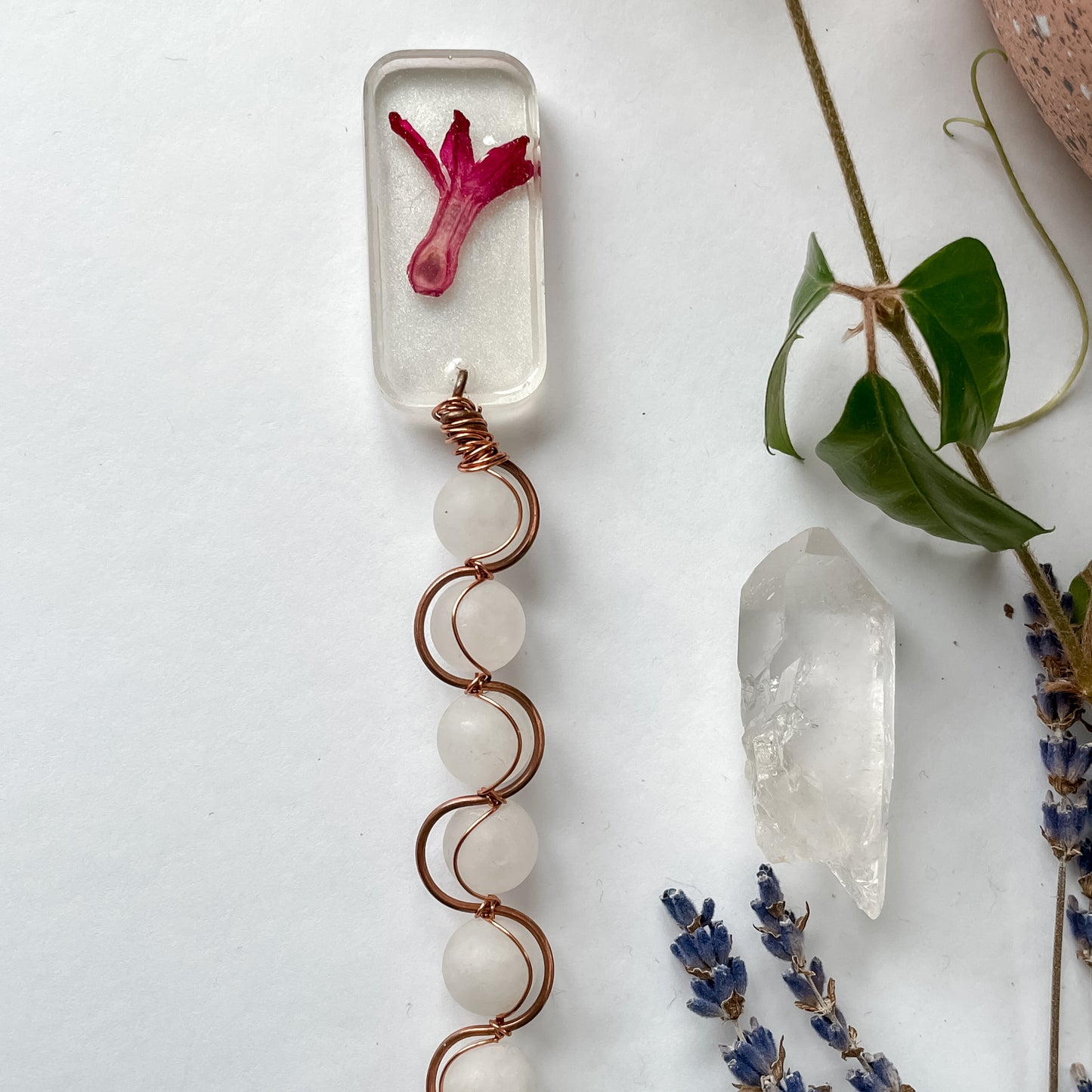 Botanical Crystal Plant Charms