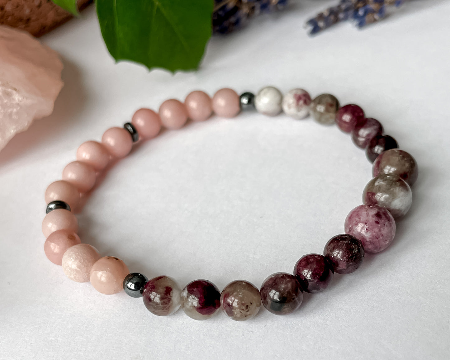 October Bracelet 2.0 - Opal & Tourmaline
