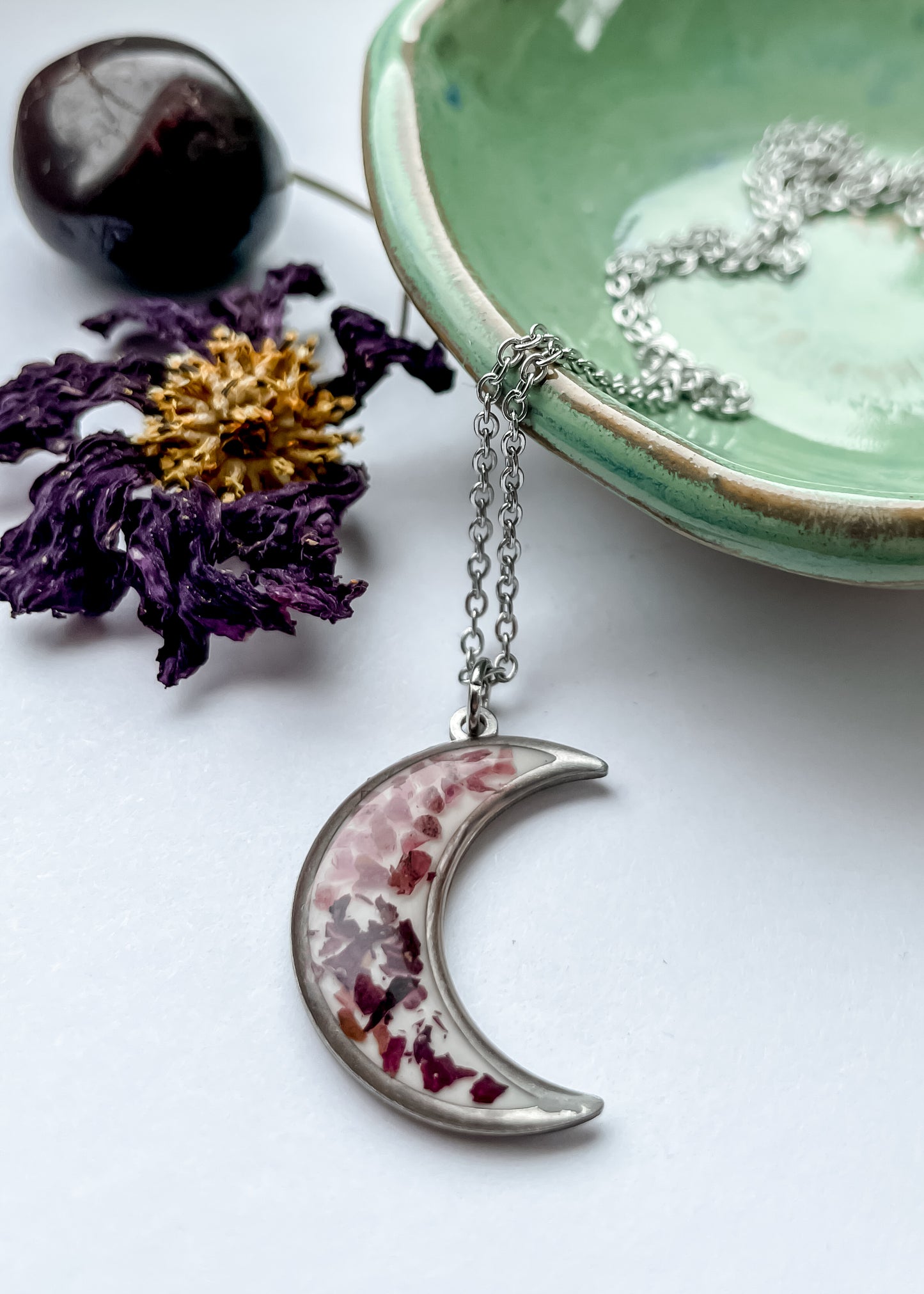 January Moons - Birthstone & Flower